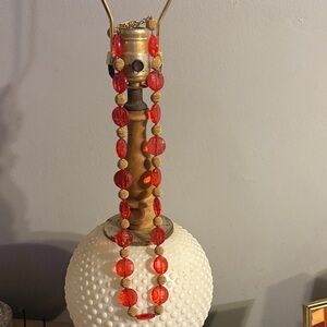 kate spade Red Beaded Necklace with Gold Accents
